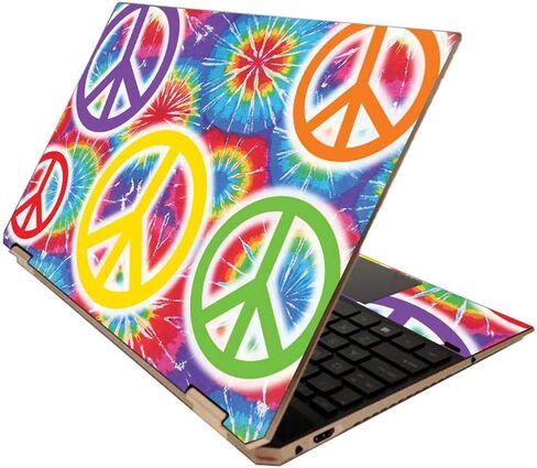MightySkins Skin for HP Spectre x360 15" (2020) - Groovy 60s | Protective, Durable, and Unique Vinyl Decal wrap Cover | Easy to Apply, Remove, and Change Styles | Made in The USA in Saudi Arabia