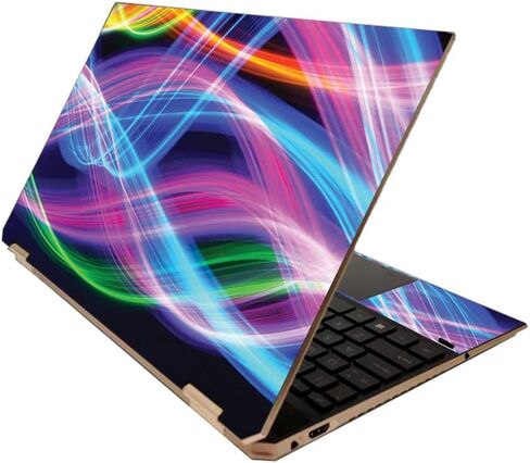 MightySkins Skin for HP Spectre x360 15" (2020) - Groovy 60s | Protective, Durable, and Unique Vinyl Decal wrap Cover | Easy to Apply, Remove, and Change Styles | Made in The USA in Saudi Arabia