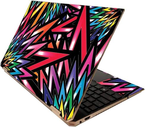 MightySkins Skin for HP Spectre x360 15" (2020) - Groovy 60s | Protective, Durable, and Unique Vinyl Decal wrap Cover | Easy to Apply, Remove, and Change Styles | Made in The USA in Saudi Arabia