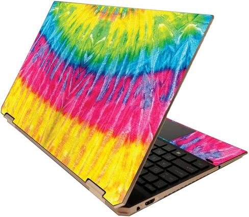 MightySkins Skin for HP Spectre x360 15" (2020) - Groovy 60s | Protective, Durable, and Unique Vinyl Decal wrap Cover | Easy to Apply, Remove, and Change Styles | Made in The USA in Saudi Arabia