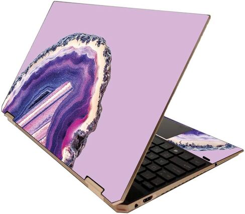 MightySkins Skin for HP Spectre x360 15" (2020) - Amber Marble | Protective, Durable, and Unique Vinyl Decal wrap Cover | Easy to Apply, Remove, and Change Styles | Made in The USA in Saudi Arabia