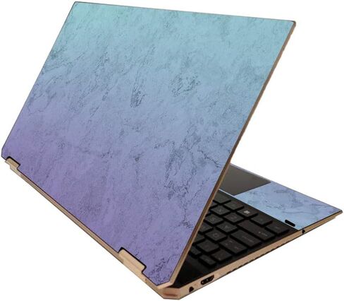 MightySkins Skin for HP Spectre x360 15" (2020) - Amber Marble | Protective, Durable, and Unique Vinyl Decal wrap Cover | Easy to Apply, Remove, and Change Styles | Made in The USA in Saudi Arabia