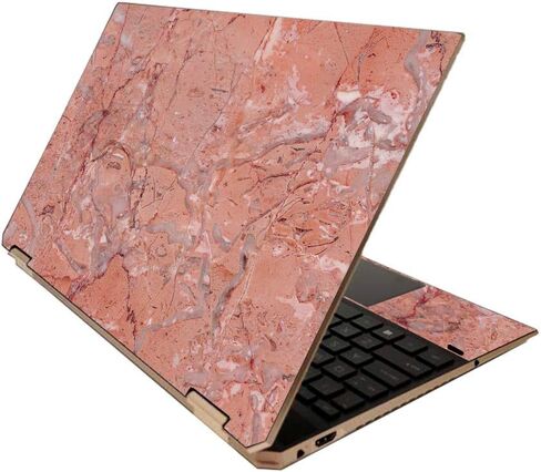 MightySkins Skin for HP Spectre x360 15" (2020) - Amber Marble | Protective, Durable, and Unique Vinyl Decal wrap Cover | Easy to Apply, Remove, and Change Styles | Made in The USA in Saudi Arabia