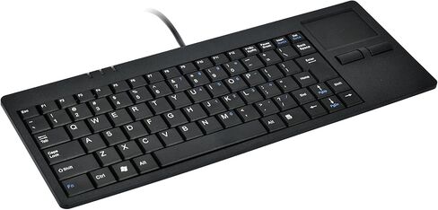 لوحة مفاتيح سلكية PS2 Silm من MCSaite مع لوحة لمس - هيكل قدم مقص محمول - تناسب الاستخدام المهني أو الصناعي للكمبيوتر المحمول Mac Notebook in Kuwait