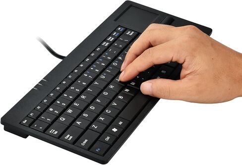 لوحة مفاتيح سلكية PS2 Silm من MCSaite مع لوحة لمس - هيكل قدم مقص محمول - تناسب الاستخدام المهني أو الصناعي للكمبيوتر المحمول Mac Notebook in Kuwait