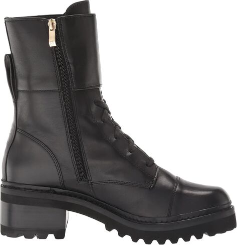 DKNY Women's Bootie Combat Boot, Black, 6.5 in Saudi Arabia