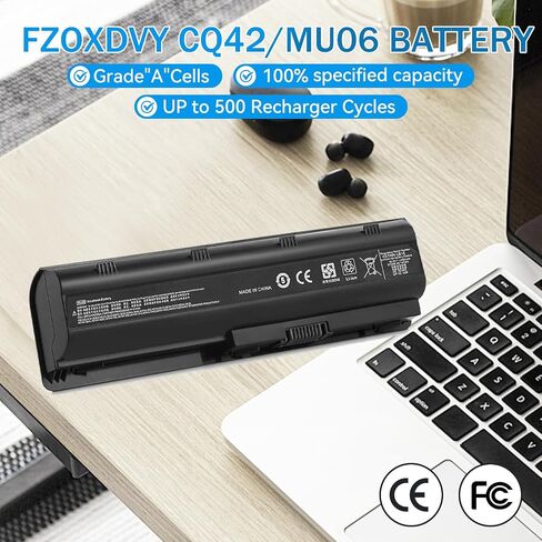 HQ-CQ42 بطارية بديلة لـ HP Spare 593553-001 MU06 MU09 ، HP Compaq Presario CQ32 CQ42 CQ43 CQ56 CQ62 CQ72 ، HP Pavilion DM4 G4 G6 ، DV3-4000 DV5-2000 DV6-3000 DV7-6000 ، in Saudi Arabia