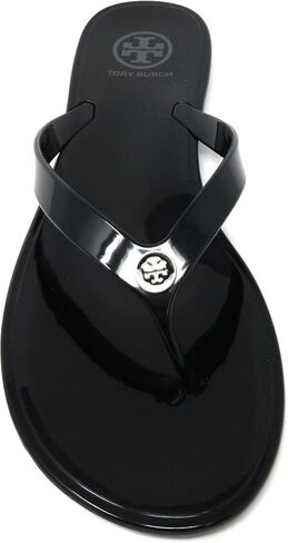 Tory Burch Women's Studded Jelly Thongs Sandals Flats (Perfect Black, us_footwear_size_system, adult, women, numeric, medium, numeric_7) in Saudi Arabia