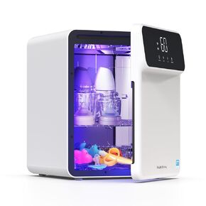 HubiBaby 4-in-1 UV Light Sterilizer UVC LED Cleaner and Dryer for Baby Bottles Multifunctional Sanitizer Smart Control with Bluetooth APP