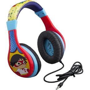 Ryans World Kids Headphones, Adjustable Headband, Stereo Sound, 3.5Mm Jack, Wired Headphones for Kids, Tangle-Free, Volume Control, Foldable, Childrens Headphones Over Ear for School Home, Travel