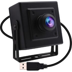 USB Camera 1080P HD Webcam 170 Degree Wide Angle Fisheye Lens High Frame Rate120fps 60fps 30fps Plug&Play Web Camera for Skype/Zoom/FaceTime/Hangouts,PC/Laptop/Raspberry Pi
