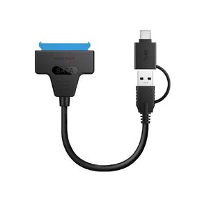 2024 New Upgraded SATA to USB 3.1 Type-C 10Gbps Converter Cable External Hard Drive, Compatible with 2.5'' SSD/HDD UASP Storage Converter Line (USB Type C 2.5'')