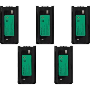 5-Pack Replacement Battery for Kenwood KNB-45L KNB-69L NX-1200 NX-1300 NX240/340NX248/348 TK2200/3200 TK3107KW 7.4V Li-ion 2000mAh