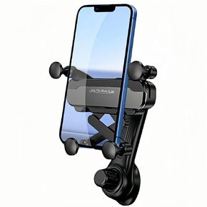 حامل هاتف بفتحة تهوية للسيارة مع ذراع متأرجح قابل للدوران، [لا يحجب فتحة التهوية أبدًا، استمتع براحة مكيف الهواء] حامل هاتف سيارة بمشبك تمديد عالمي بدون استخدام اليدين مناسب لجميع هواتف IPhone Android الذكية in Kuwait