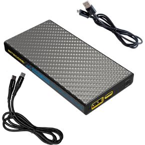 Nitecore Summit 10000 Power Bank, 10000mAh Low Temperature Fast Charging USB-C QC PD, compatible with iphone, iPad, Galaxy, Smartphones and Notepads