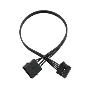 Molex IDE 4-Pin Male to 15-Pin Female SATA Power Converter Extension Adapter Cable for Computer Hard Drive HDD SSD