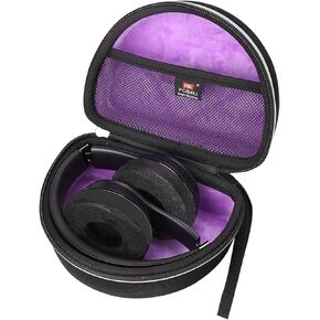 FBLFOBELI Hard Travel Case Compatible with Beats Studio Pro/Beats Solo3 / Beats Studio3 / Beats Solo2 On-Ear Bluetooth Headphones, Headset Carrying Case (Black, Case Only)