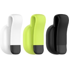 Clip Holder Compatible with Garmin 010-12520-00 Running Dynamics Pod Soft Silicone Replacement Case Clip (Red,Nave Blue, Black)