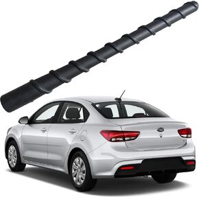 7 Inch Flexible Spiral Rubber Antenna for Kia Rio (2006-2020), Kia Rio5 (2009-2014) Antenna, Car Wash Proof - Internal Copper Coil Antenna Mast Replacement