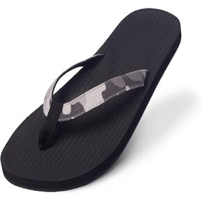 Indosole Women's ESSNTLS Vegan Flip Flops [Reused Tire Sole, Natural Rubber Arch Support, ENVRO Strap, Waterproof]