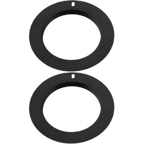 eMagTech 2pcs Lens Mount Adapter M42-AI Camera Lens Adapter Ring Compatible with Nikon F Mount Digital DSLR Camera Manual Focus Lens Adapter