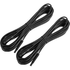 X AUTOHAUX 2 Pcs 4 Pin 3.28ft 100cm Backup Camera Extension Cable Dash Camera Cord Wires Car Rear View Camera
