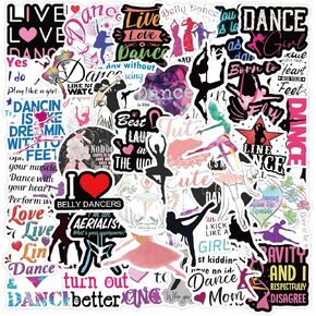 Cheer Stickers Pack 60PCS Cheerleader Stickers for Scrapbooking Water Bottles Laptop, Eikecy Vinyl Waterproof Cute Cheerleading Stickers Gifts for Girls Adults Stickers