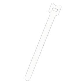 NavePoint 10 Inch Hook and Loop Reusable Strap Cable Cord Wire Ties 100 Pack White