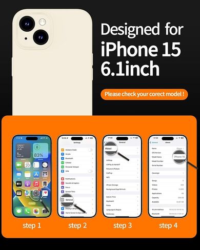 Dssairo Compatible with iPhone 15 Case,Upgrade Liquid Silicone,with 2× Screen Protector[Enhanced Camera Protection][Scratch-Resistant Soft Microfiber Lining] Slim Cover Phone Cases (Black) in Saudi Arabia