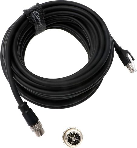 M12-RJ45-X-Code Ethernet-Cable for Cognex-Industrial-Camera Waterproof Shielded-Cable M12 8-Pin X-Code Male to RJ45 Cat6a 10M in Saudi Arabia