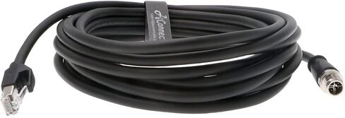 M12-RJ45-X-Code Ethernet-Cable for Cognex-Industrial-Camera Waterproof Shielded-Cable M12 8-Pin X-Code Male to RJ45 Cat6a 10M in Saudi Arabia