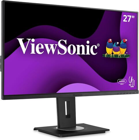 شاشة ViewSonic VG275 مقاس 27 بوصة IPS 1080p مصممة للسطح مع بيئة عمل متقدمة، و60 وات USB C، وHDMI ومنفذ DisplayPort in Kuwait