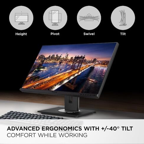 شاشة ViewSonic VG275 مقاس 27 بوصة IPS 1080p مصممة للسطح مع بيئة عمل متقدمة، و60 وات USB C، وHDMI ومنفذ DisplayPort in Kuwait