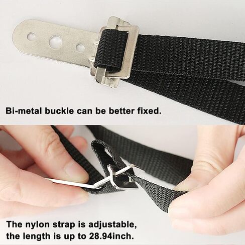 Adjustable Anti-tip TV Straps Safety for Flat Screen, Heavy Duty Dual Cable Metal Anchor for Baby Proofing & Pet Protecting, Anti-Tip TV and Furniture Anchor Straps kit, 2 Straps in Saudi Arabia