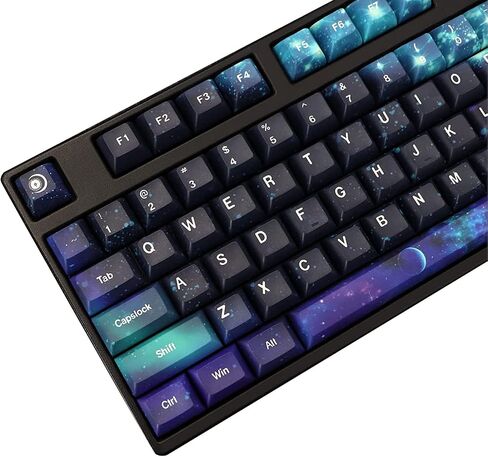 MOLGRIA Keycaps Starry Sky 139 Set for Mechanical Keyboard, Custom PBT KCA Profile Key Caps with Keycap Puller for Gateron Kailh Cherry MX Switch for ANSI and ISO Layout Keyboard in Saudi Arabia