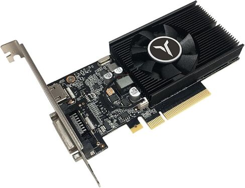 Yeston GT 1030 4GD4 64bit Graphics Card PCIE 3.0 GDDR4 Video Card for PC (Single Fan 1) in Saudi Arabia