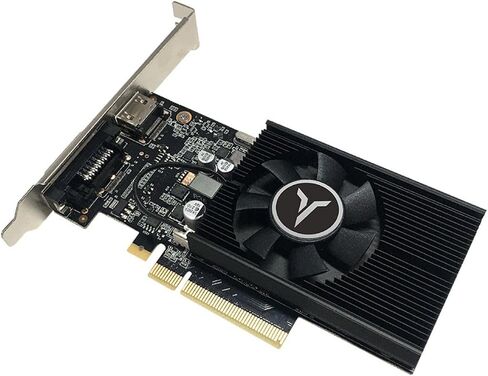Yeston GT 1030 4GD4 64bit Graphics Card PCIE 3.0 GDDR4 Video Card for PC (Single Fan 1) in Saudi Arabia