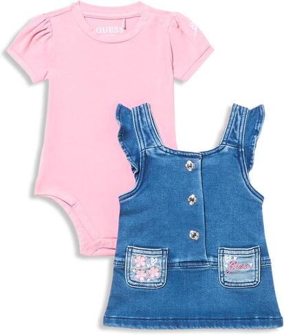 GUESS baby-girls 2 Piece Jumper Set With Bodysuit in Saudi Arabia