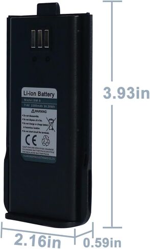 BAOFENG 2 حزم DM-1801 البطارية الأصلية 2200 مللي أمبير في الساعة لراديو اتجاهين طويل المدى GD-77 GD-77S DM-1801 DMR لاسلكي تخاطب GA-510 DR-1801UV in Saudi Arabia