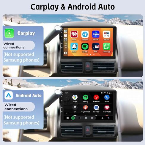 ستيريو سيارة SIXWIN لسيارة Honda CRV 2002 2003 2004 2005 2006 9 بوصة تعمل باللمس مشغل MP5 للسيارة مع شاشة CarPlay Android Auto Mirror Link Bluetooth FM SWC EQ مضخم صوت كاميرا احتياطية MIC in Saudi Arabia