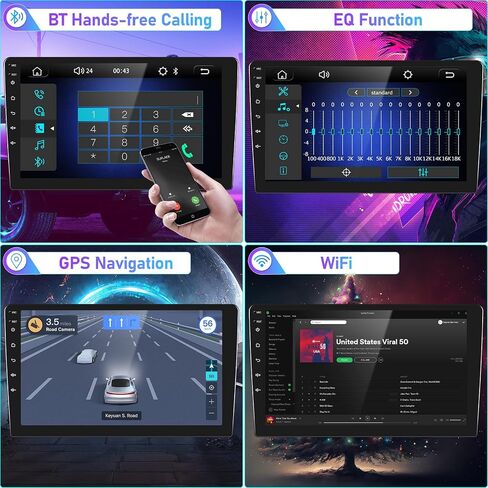 ستيريو سيارة SIXWIN لسيارة Honda CRV 2002 2003 2004 2005 2006 9 بوصة تعمل باللمس مشغل MP5 للسيارة مع شاشة CarPlay Android Auto Mirror Link Bluetooth FM SWC EQ مضخم صوت كاميرا احتياطية MIC in Saudi Arabia