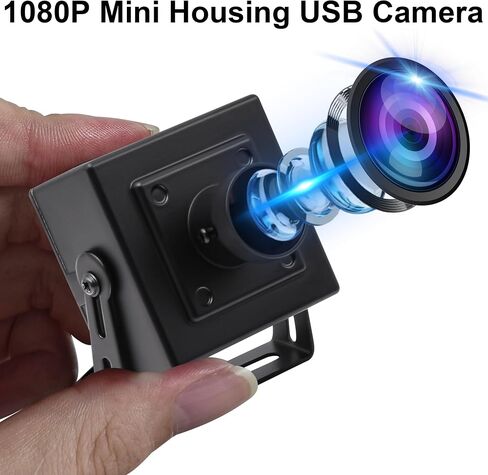 كاميرا USB 1080P HD كاميرا ويب 170 درجة زاوية واسعة عدسة عين السمكة معدل إطار عالي 120 إطارًا في الثانية 60 إطارًا في الثانية 30 إطارًا في الثانية توصيل وتشغيل كاميرا الويب لـ Skype/Zoom/FaceTime/Hangouts، الكمبيوتر الشخصي/الكمبيوتر المحمول/Raspberry Pi in Kuwait