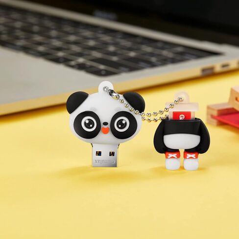 محركات أقراص USB المحمولة، سيليكون مقاوم للماء USB2.0 عالي السرعة، قلم ذاكرة الإبهام، قلم تخزين التاريخ، قرص U (16 جيجابايت، قطة زرقاء) in Kuwait