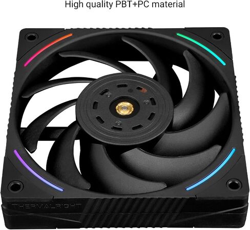 Thermalright TL-K12 ARGB CPU Fan 120mm Case Cooler Fan, 4pin PWM Connector Silent Computer Fan with S-FDB Bearing and Double-sided rubber mat,Desktop Cooling Fan，AIRFLOW CONNECTOR 69CFM (MAX) (TL-K12) in Kuwait