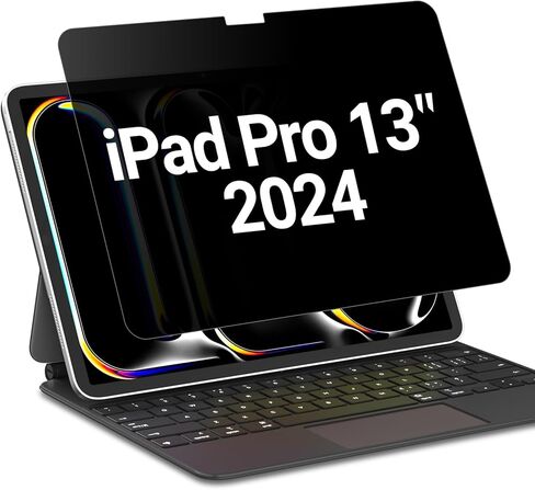 FILMEXT iPad Pro 13 inch Screen Protector Privacy M4 2024 7th Generation, iPad Pro Privacy Screen PET Anti Spy Anti Blue Light Anti Glare Screen Filter in Saudi Arabia