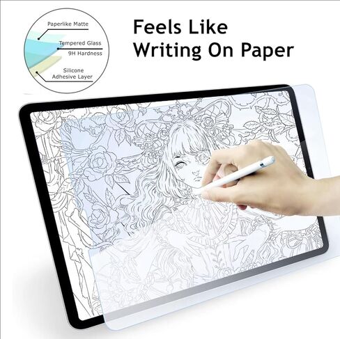[عبوتان] واقي شاشة غير لامع لجهاز iPad Pro 11 بوصة (2022&2021&2020&2018) [ليس خصوصية] زجاج مقسى مضاد للوهج وبصمات الأصابع بصلابة 9H in Kuwait
