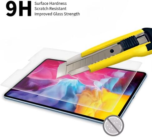 [عبوتان] واقي شاشة غير لامع لجهاز iPad Pro 11 بوصة (2022&2021&2020&2018) [ليس خصوصية] زجاج مقسى مضاد للوهج وبصمات الأصابع بصلابة 9H in Kuwait