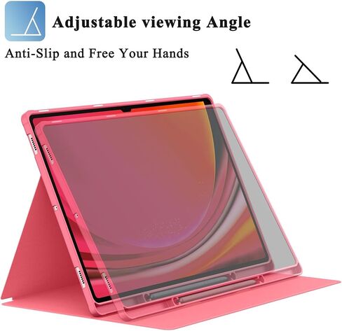Supveco Case for Samsung Galaxy Tab S9/S8 Ultra 14.6 Inch with S Pen Holder, [Auto Wake/Sleep], Premium Folio Stand Case with Soft TPU Back Cover for Galaxy Tab S9/S8 Ultra 2023/2022-Composition Book in Saudi Arabia