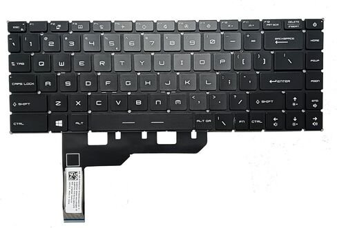 لوحة مفاتيح بديلة بإضاءة خلفية RGB متوافقة مع MSI GP66 Leopard 10UH 11UH 11UG 11UE GE66 11UG 11UE MS-1543 GS66 MS-16V1 MS-16V4 MS-1541 GF73 GL75 MS-17E7 Creator 15 A11UE in Saudi Arabia