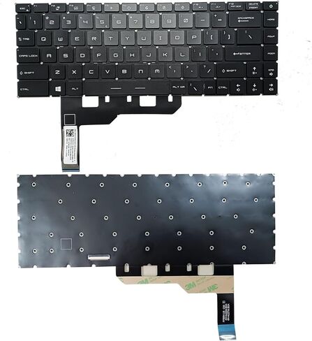 لوحة مفاتيح بديلة بإضاءة خلفية RGB متوافقة مع MSI GP66 Leopard 10UH 11UH 11UG 11UE GE66 11UG 11UE MS-1543 GS66 MS-16V1 MS-16V4 MS-1541 GF73 GL75 MS-17E7 Creator 15 A11UE in Saudi Arabia